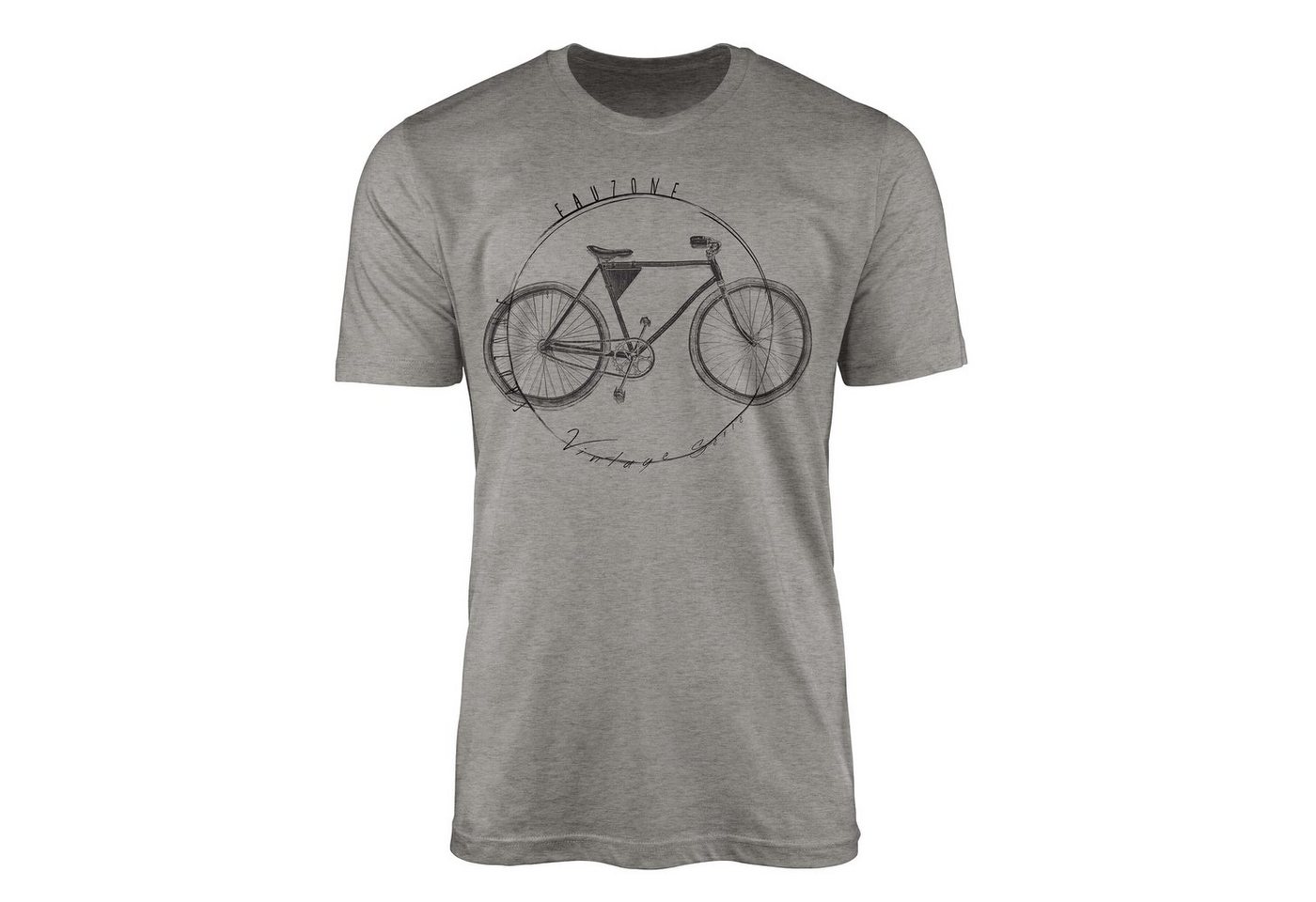 Sinus Art T-Shirt Vintage Herren T-Shirt Fahrrad von Sinus Art