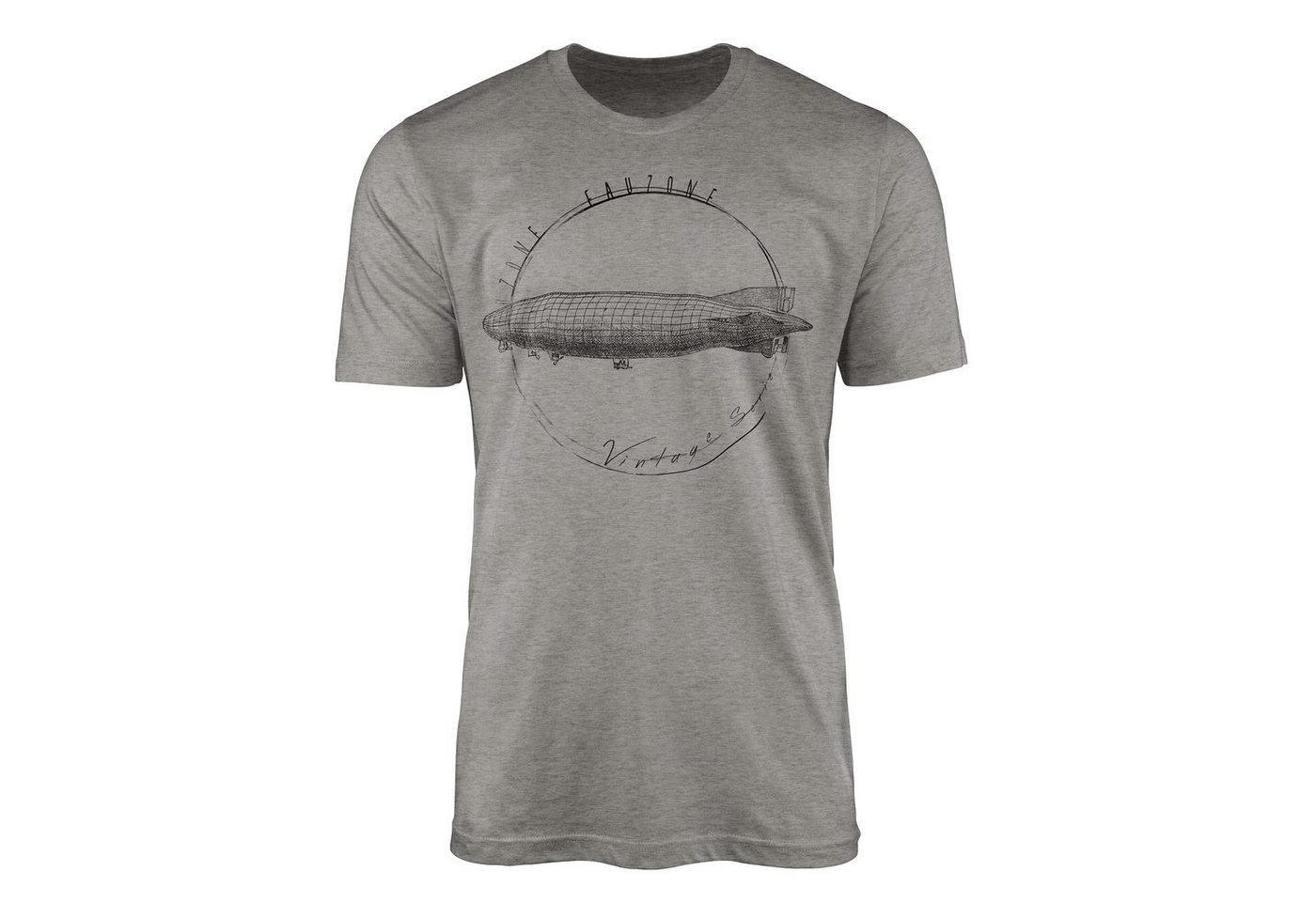 Sinus Art T-Shirt Vintage Herren T-Shirt Zeppelin von Sinus Art