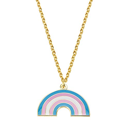 Transgender Pride Rainbow Shape Halskette Gay Pride Geschenk Rainbow Pride Halskette LGBT Schmuck Pride Geschenk von Sinwinkori