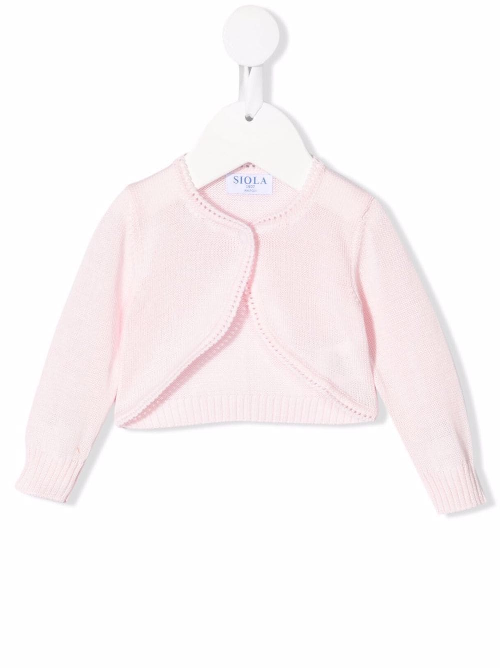 Siola Klassischer Cropped-Cardigan - Rosa von Siola