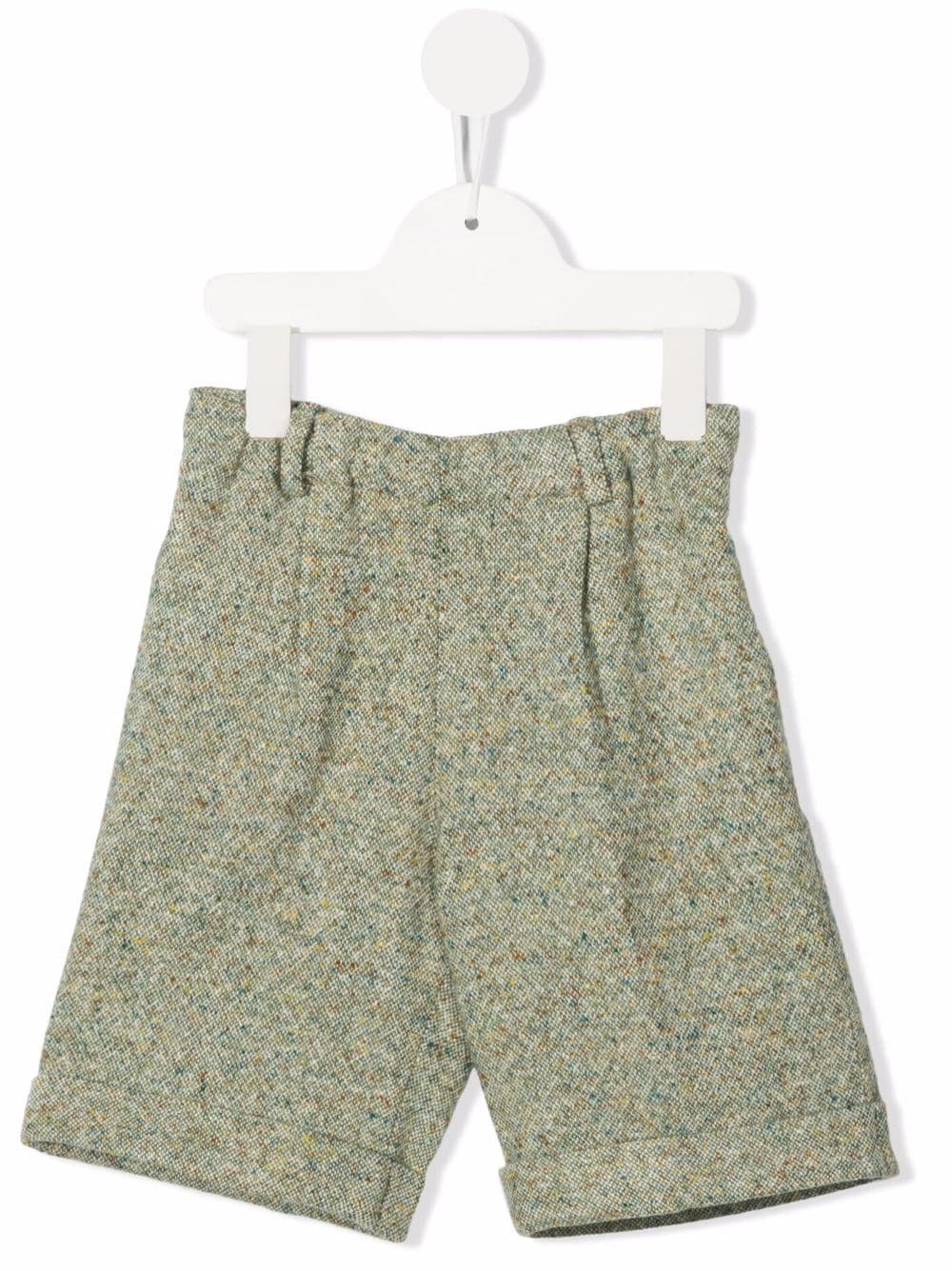 Siola Klassische Shorts mit Stretchbund - Grün von Siola