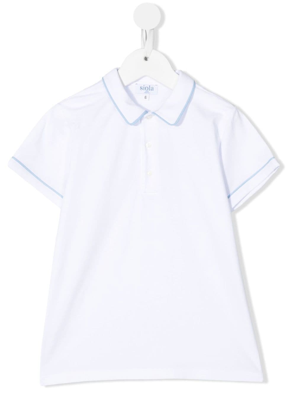 Siola Kurzärmeliges Poloshirt - Weiß von Siola