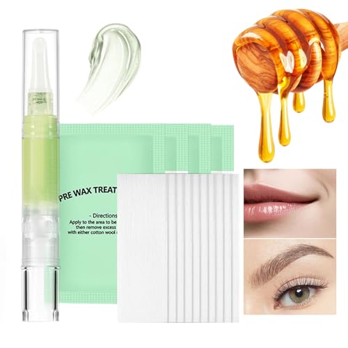 Sionhiuo Augenbrauen -Set Für Frauen | Augenbrauen Enthaarungsset für Frauen,Sorgfältige Enthaarung Mit Wattestäbchen Reinigungstücher Für Gesicht Nase Beine Bikinibereich Makeup Zuhause von Sionhiuo