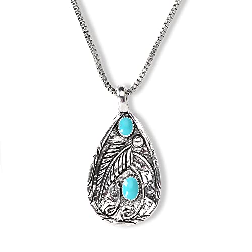 Boho-Halsketten für Frauen, böhmische Halskette für Mädchen, Vintage-Federkette für Teenager von Siopue