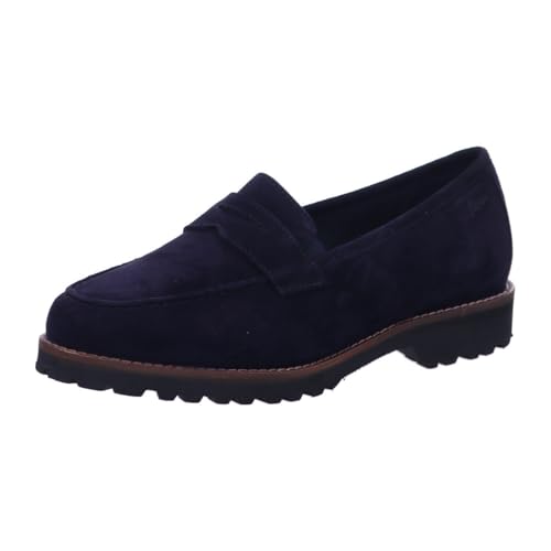 Sioux Damen 65409 Mokassin, Bleu Profondo, 36 EU X-Weit von Sioux