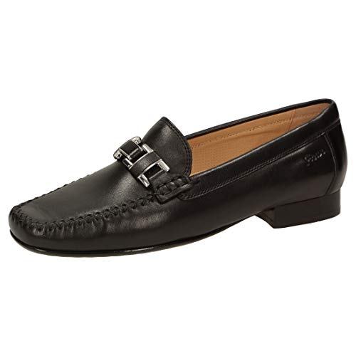 Sioux Damen Cambria Mokassin, Schwarz (Schwarz 000), 38 EU(5 UK) von Sioux