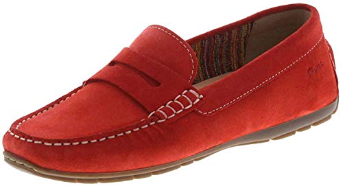 Sioux Damen Carmona-700 Mokassin, Rot (Sanguine 005), 37 EU von Sioux