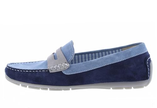 Sioux Damen Carmona Mokassin, Indigo Detox Nuvola, 38.5 EU von Sioux