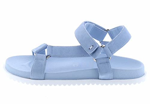 Sioux Damen INGEMARA Flache Sandale, Bleu, 42 EU von Sioux