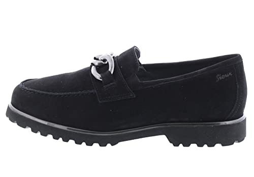 Sioux Damen Meredith-743-h Mokassin, Schwarz, 43.5 EU Weit von Sioux