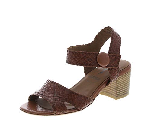 Sioux Damen Rosibel-700 T-Spangen Sandalen, Braun (Cognac 003), 37.5 EU von Sioux