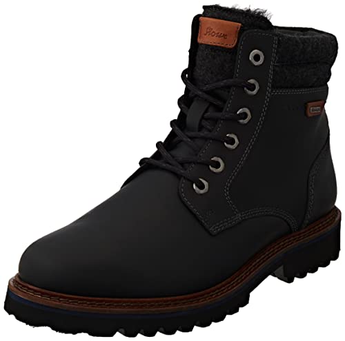 Sioux Herren Adalrik Stiefelette, Schwarz/Darkgrey, 41 EU von Sioux