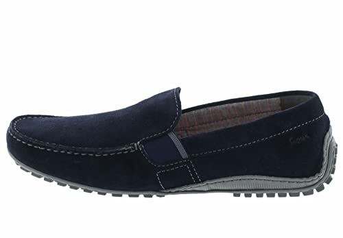 Sioux Herren Carulio Mokassin, Deepblue Grigio, 41 EU von Sioux