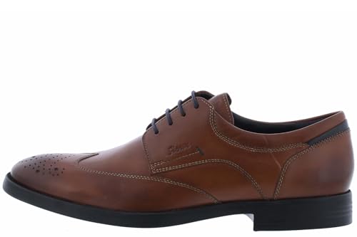Sioux Herren Foriolo Oxford-Schuh, Cognac, 45 EU Weit von Sioux