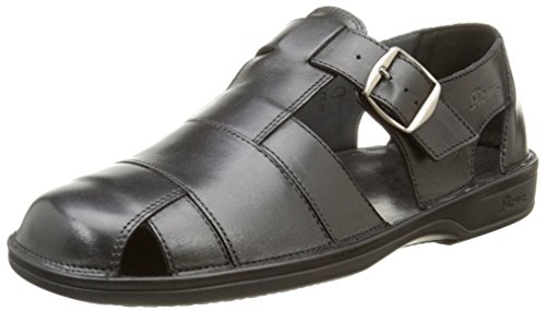 Sioux Herren Gabun Sandalen, Schwarz von Sioux