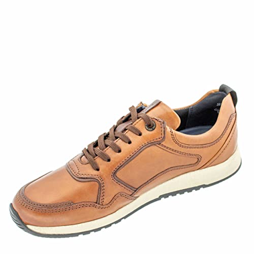 Sioux Herren Rojaro Sneaker, Cognac, 45 EU von Sioux