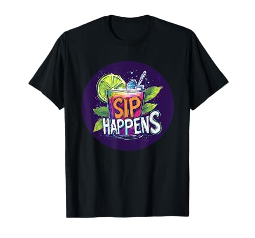 Lustiges Sip Happens Kostüm für Erwachsene und Kinder T-Shirt Lustiges Sip Happens Kostüm für Erwachsene und Kinder T-Shirt von Sip Happens Outfit