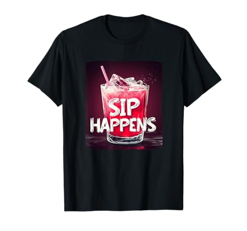 Vibrant Sip Happens für Erwachsene und Kinder T-Shirt Vibrant Sip Happens für Erwachsene und Kinder T-Shirt von Sip Happens Outfit