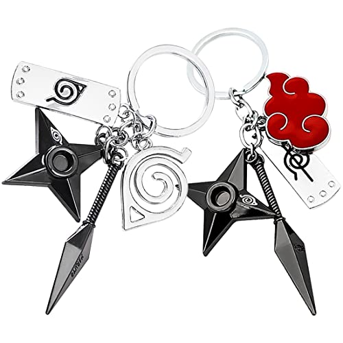 Anime Schlüsselanhänger, Metall Anhänger für Schlüssel, 2 Stück Cartoon Keychain, Anime Schmuck für Rucksäcke, Handtaschen, als Geschenk von Siphus