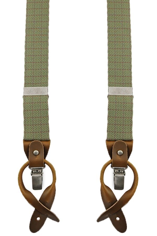 Sir Redman Luxus Hosenträger Essential MacMillan Grün - von Sir Redman