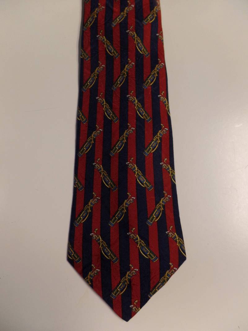 Golfer Es Delight Tommy Hilfiger Rote Seide Halskette von SirKsVintage