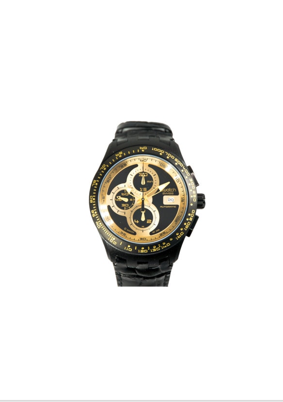 Swatch Chrono Automatic "Right Track Sunshine" , Svgb401, Ungetragen, in Box, Automatic von SirSwatchalots