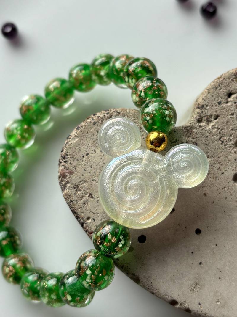 Armband Aus Glas Perlen Mit Maus Perle Armband Aus Glas Perlen Mit Maus Perle von SirWoddy