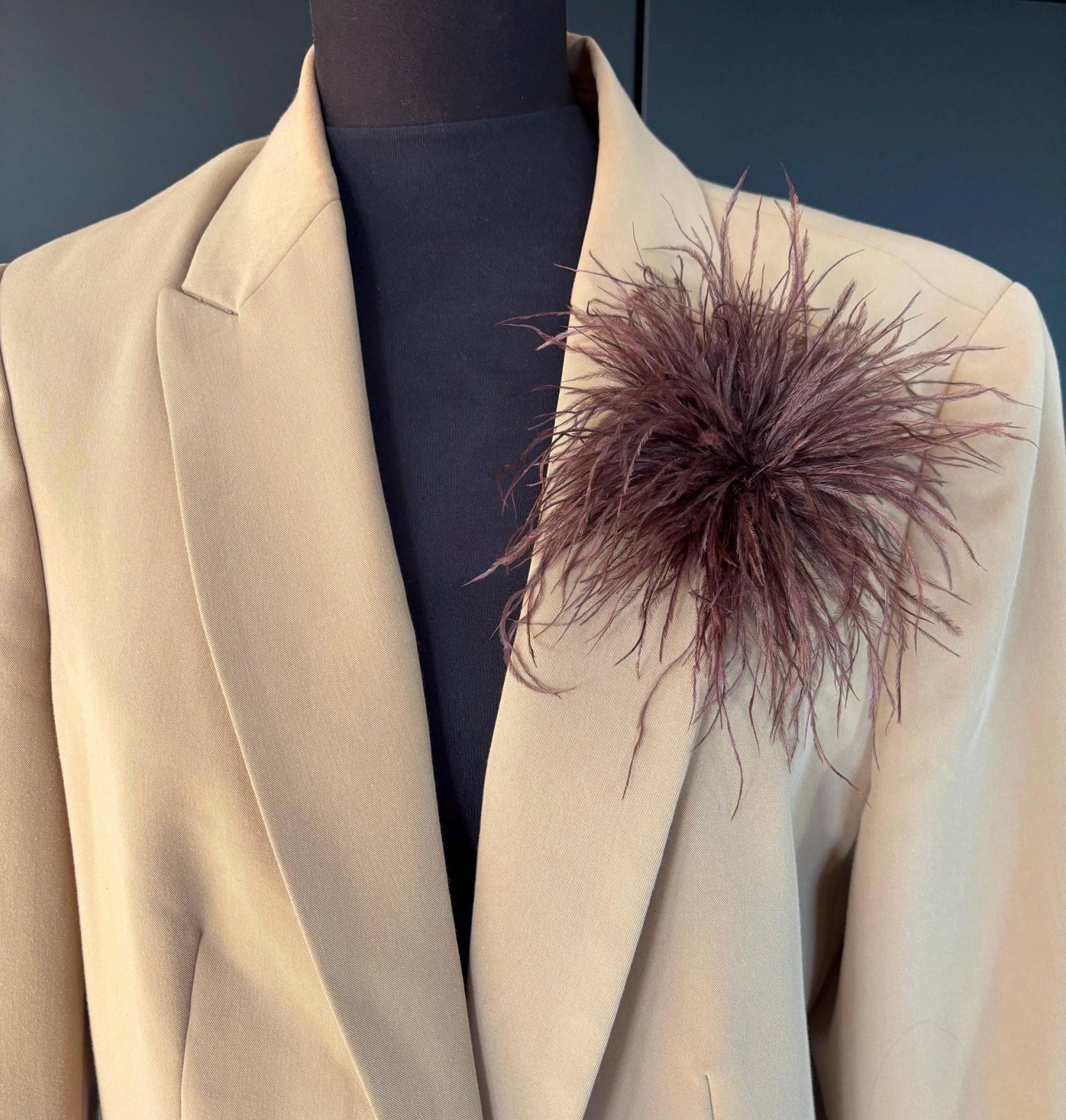 Federbrosche Oder Clip Als Statement Für Jacken Pullis Und Taschen von SirWoddy