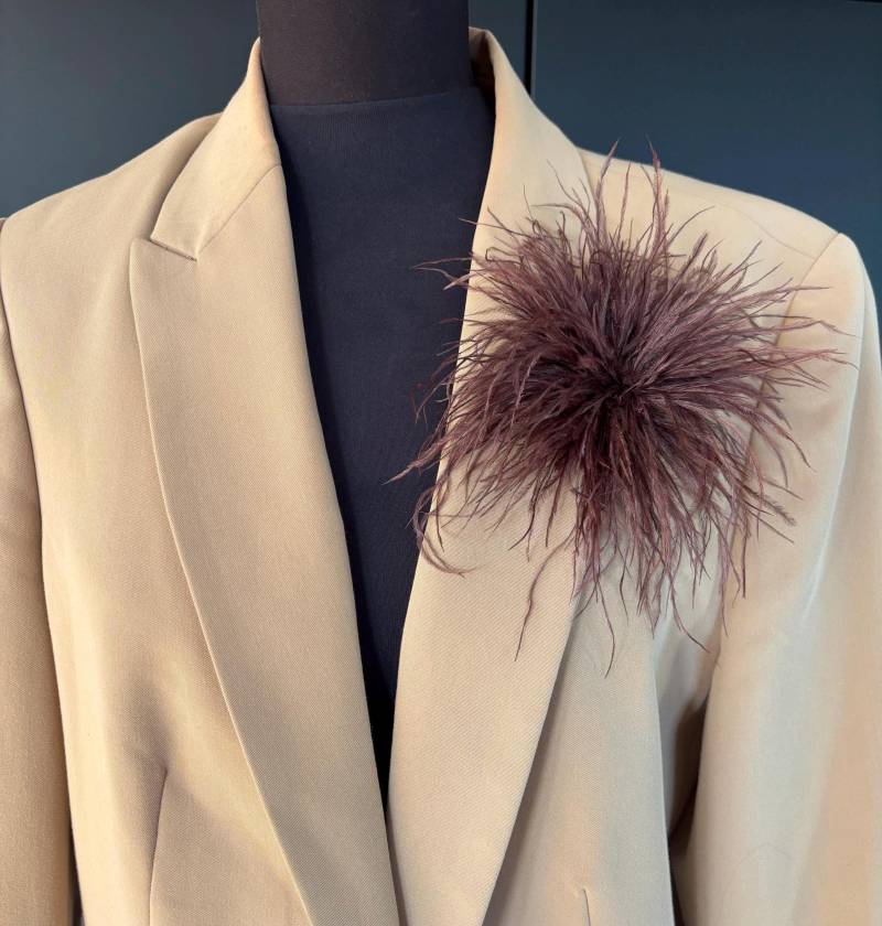 Federbrosche Oder Clip Als Statement Für Jacken Pullis Und Taschen von SirWoddy