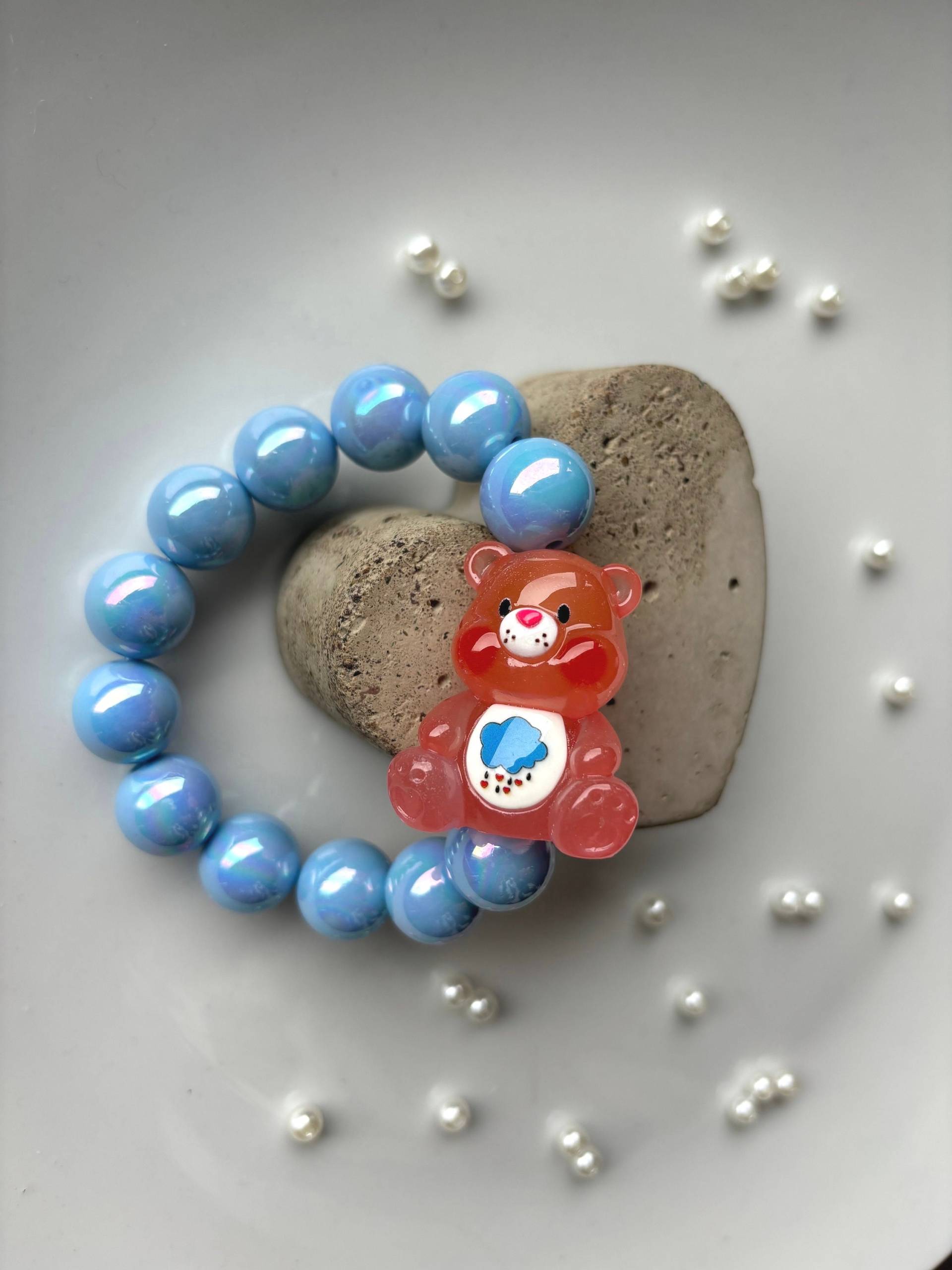 Glücksbärchi Perlen Armband - Glow in The Dark von SirWoddy