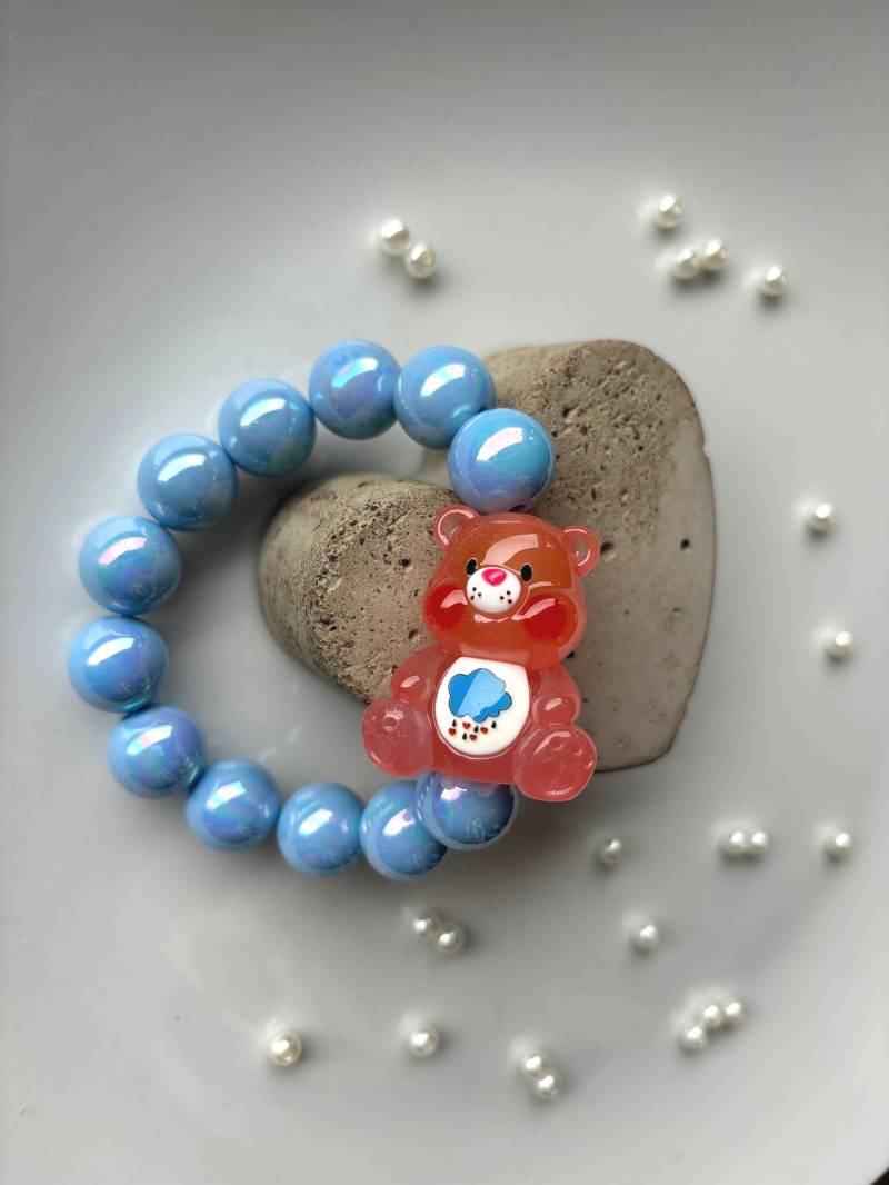 Glücksbärchi Perlen Armband - Glow in The Dark von SirWoddy