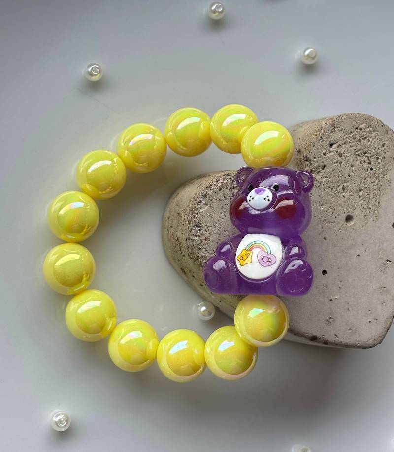 Glücksbärchi Perlen Armband - Glow in The Dark von SirWoddy