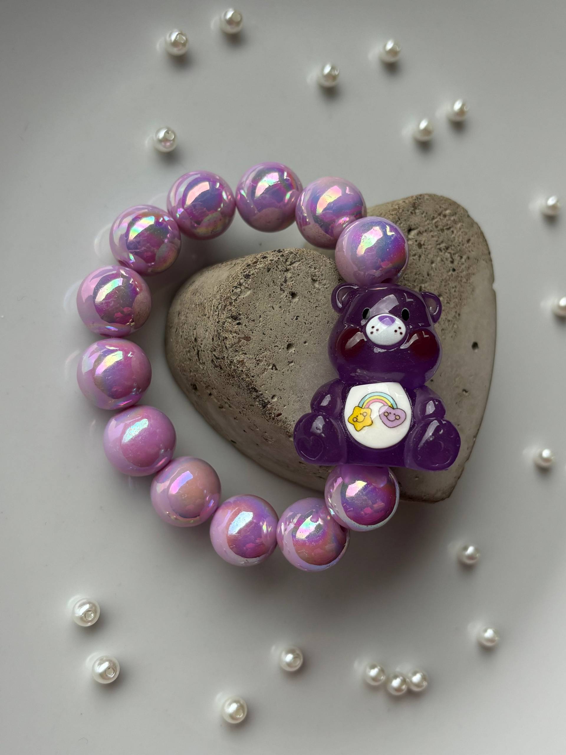 Glücksbärchi Perlen Armband - Glow in The Dark von SirWoddy