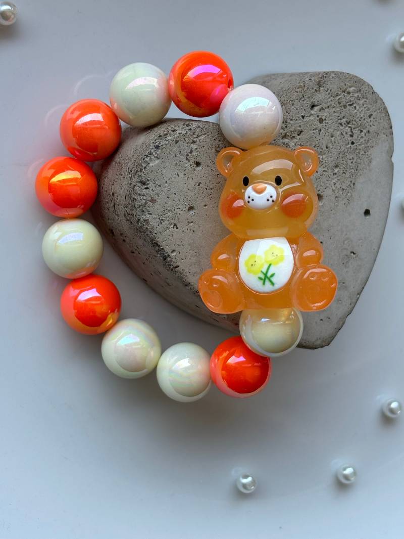 Glücksbärchi Perlen Armband - Glow in The Dark von SirWoddy