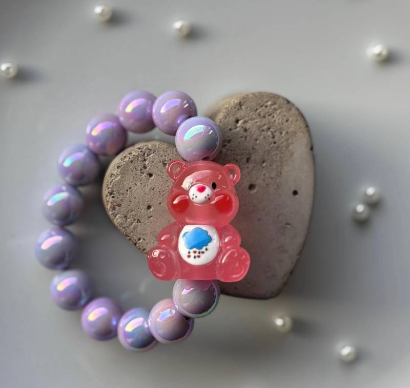 Glücksbärchi Perlen Armband - Glow in The Dark von SirWoddy