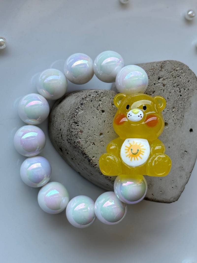 Glücksbärchi Perlen Armband - Glow in The Dark von SirWoddy