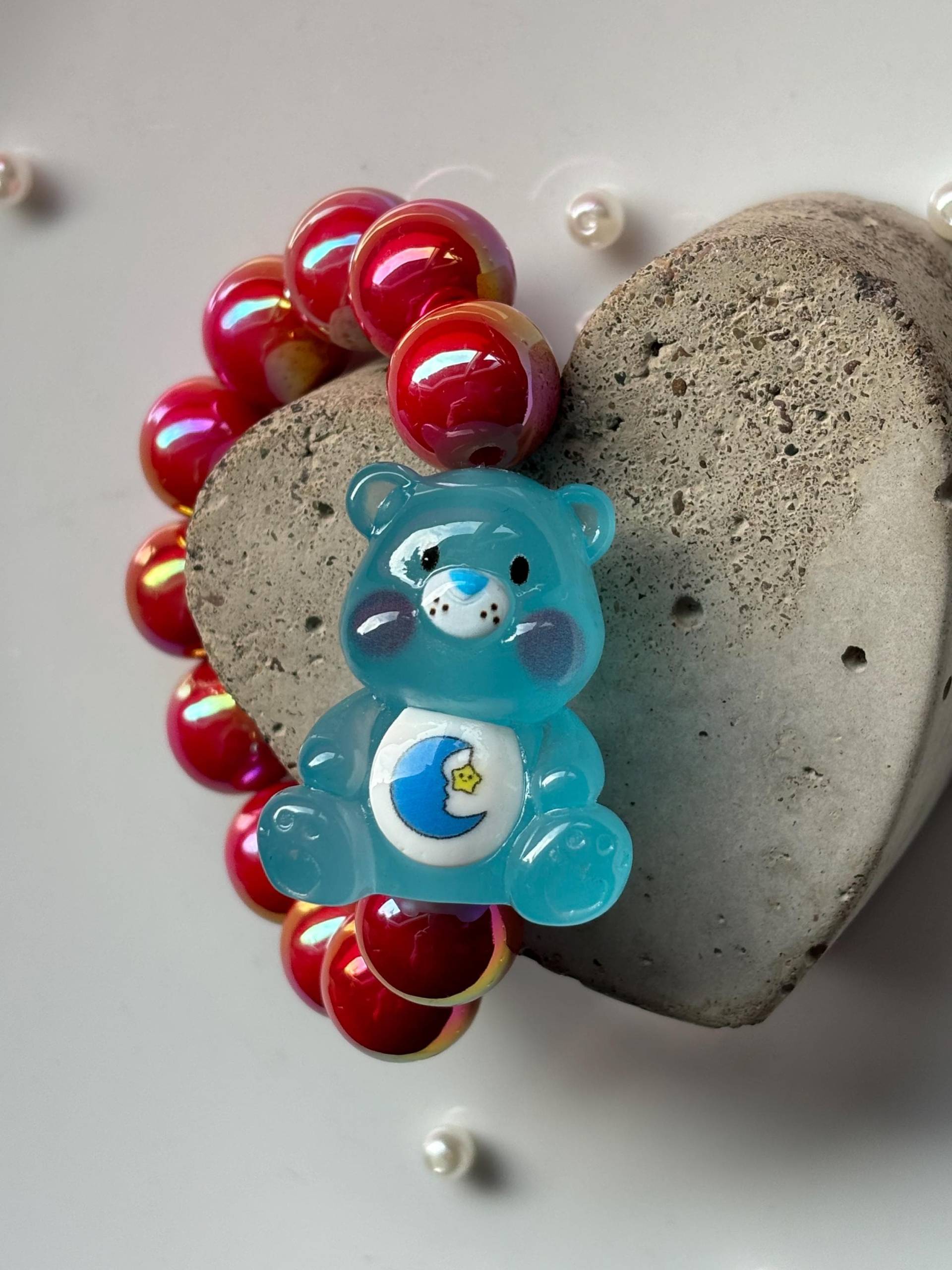 Glücksbärchi Perlen Armband - Glow in The Dark von SirWoddy