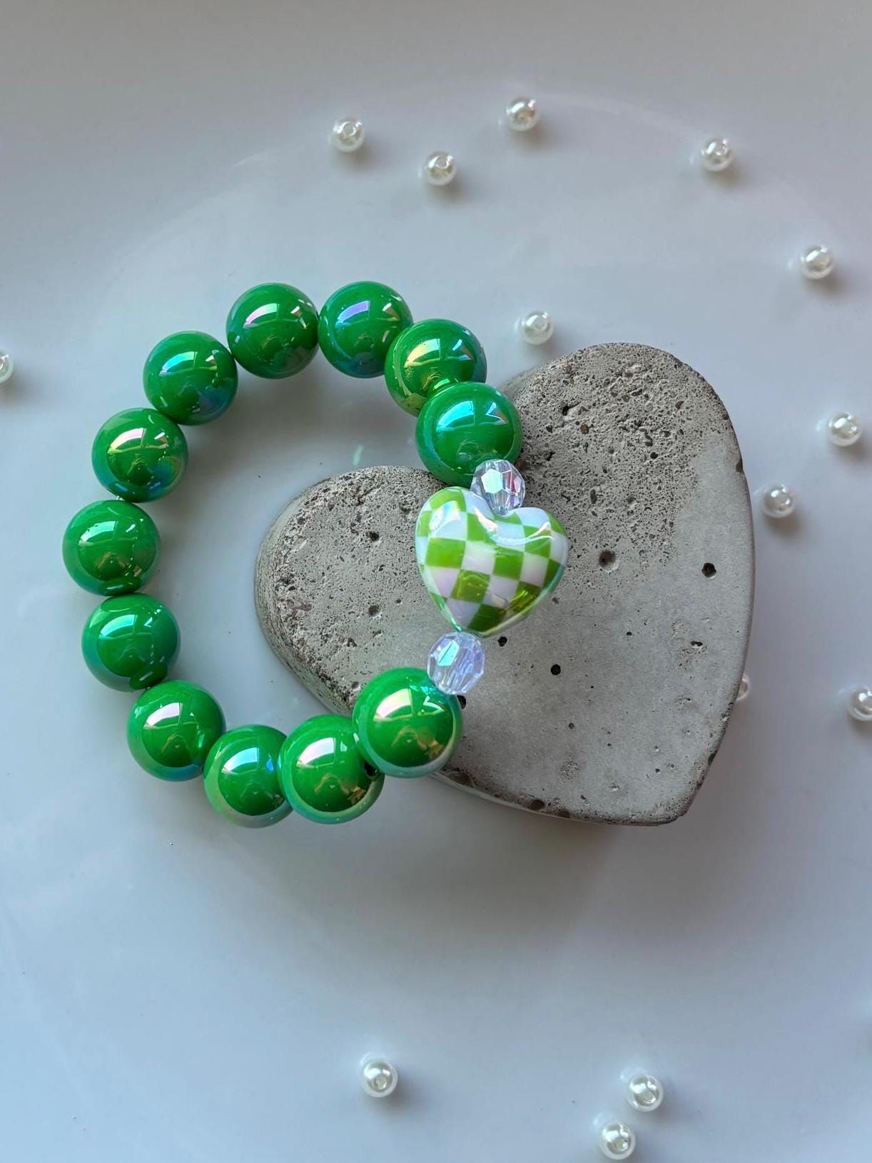 Miracle Perlen Armband Mit Herz Perle Miracle Perlen Armband Mit Herz Perle von SirWoddy