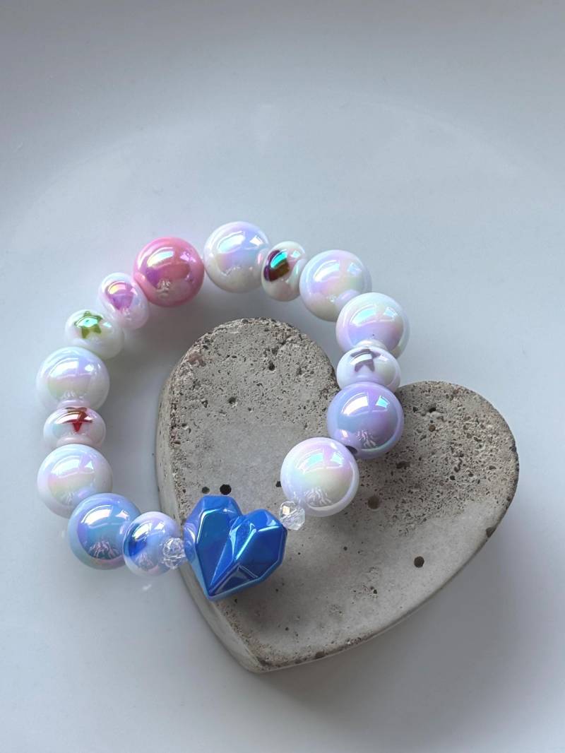 Miracle Perlen Armband Mit Herz Perle von SirWoddy