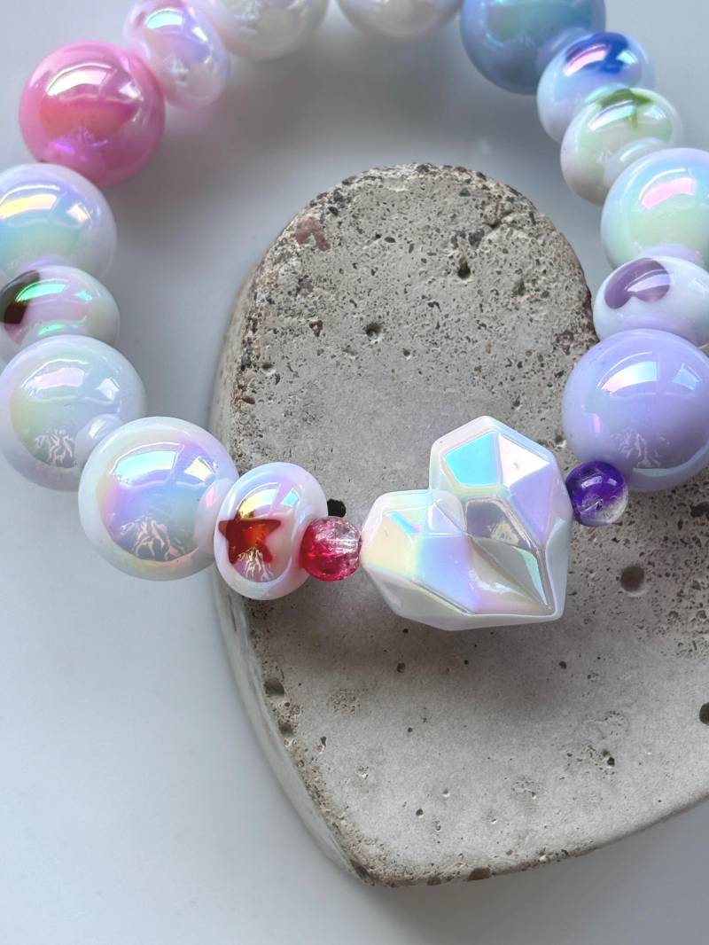 Miracle Perlen Armband Mit Herz Perle von SirWoddy