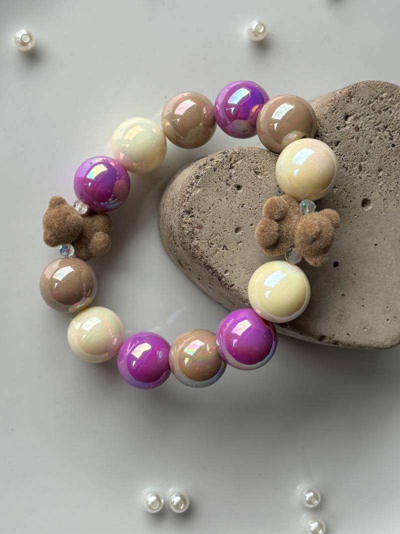 Miracle Perlen Armband Mit Teddy Perle von SirWoddy