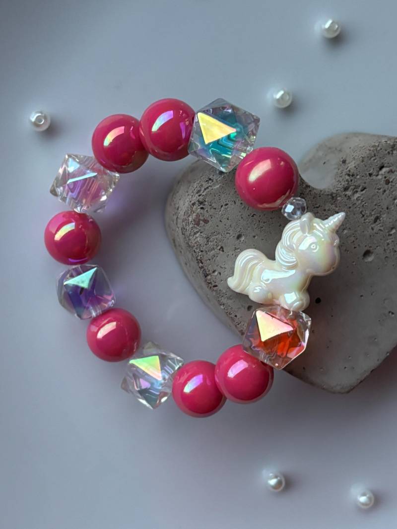 Perlen Armband Mit Einhorn Perle von SirWoddy