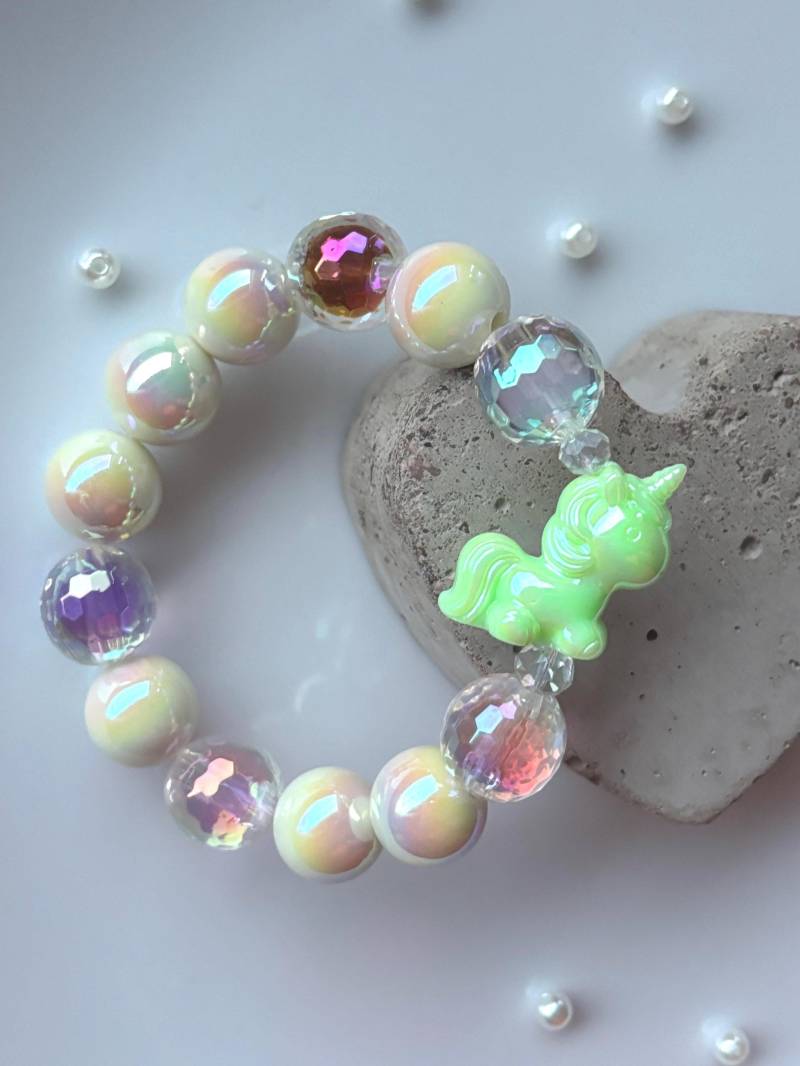 Perlen Armband Mit Einhorn Perle von SirWoddy