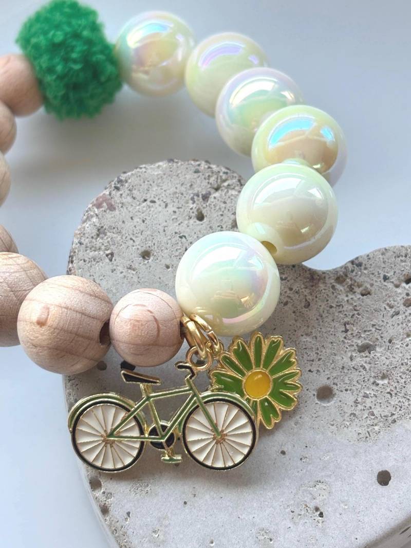 Perlen Armband Mit Glanz - Und Holzperlen Perlen Armband Mit Glanz - Und Holzperlen von SirWoddy