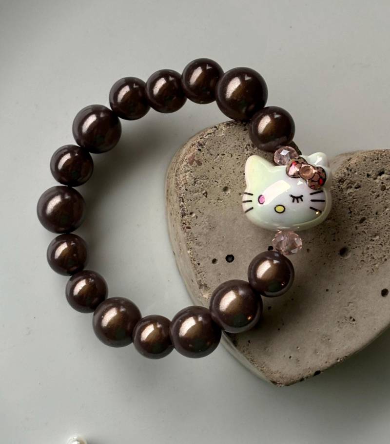 Perlen Armband Mit Hallo Kitty Perle von SirWoddy