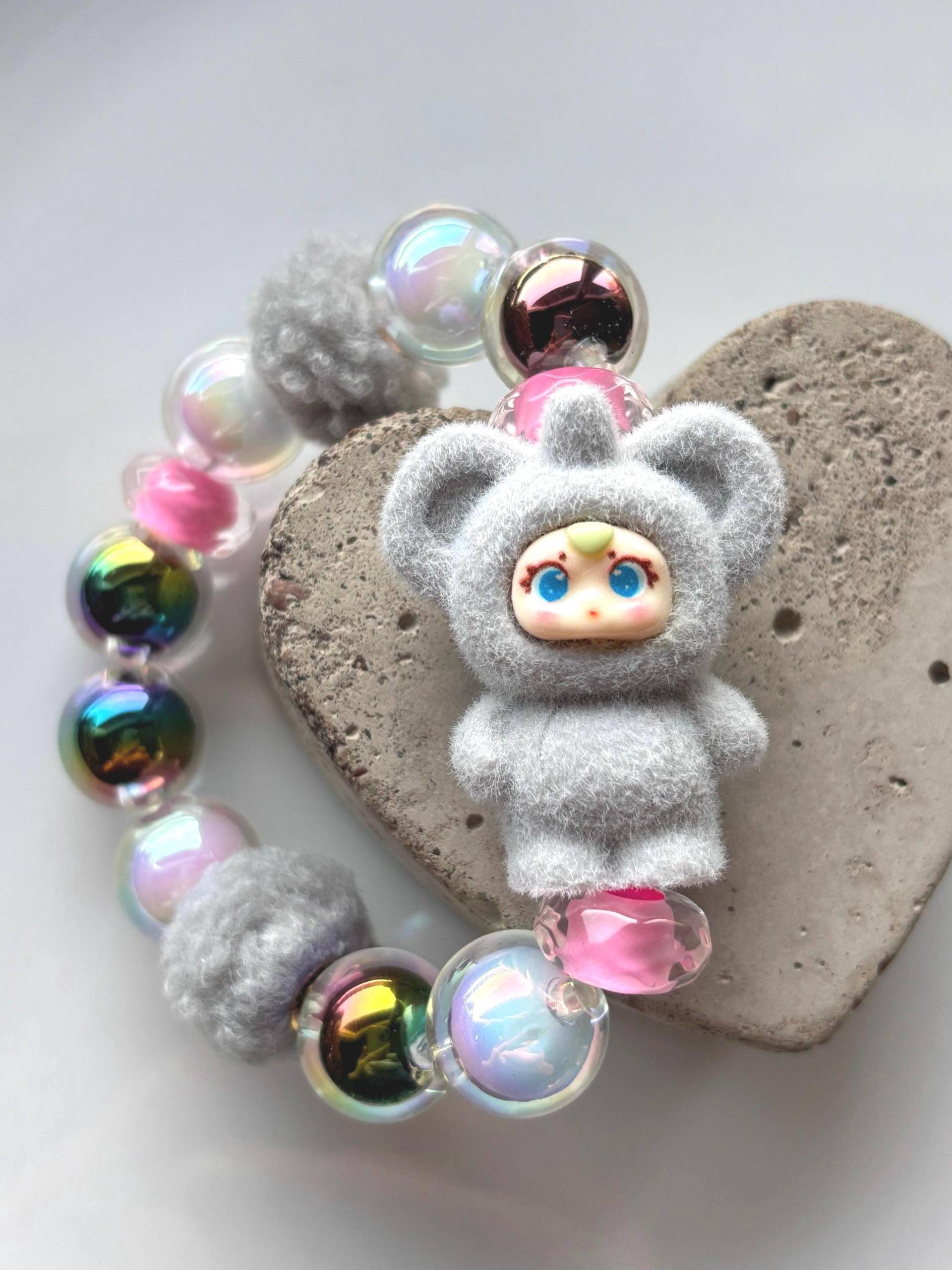 Perlen Armband Mit Kawaii Figur - Pastell von SirWoddy