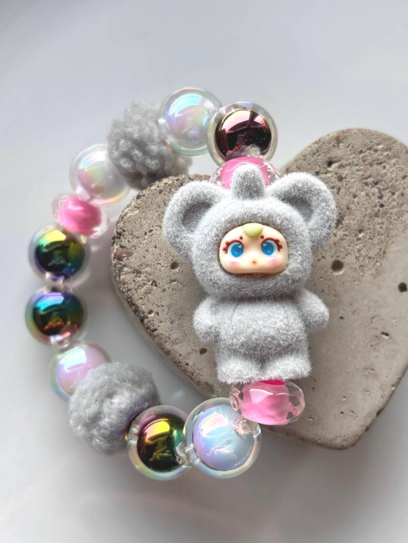 Perlen Armband Mit Kawaii Figur - Pastell von SirWoddy