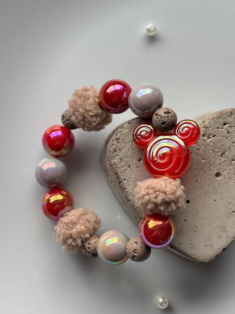Perlen Armband Mit Micky Maus Perle Perlen Armband Mit Micky Maus Perle von SirWoddy