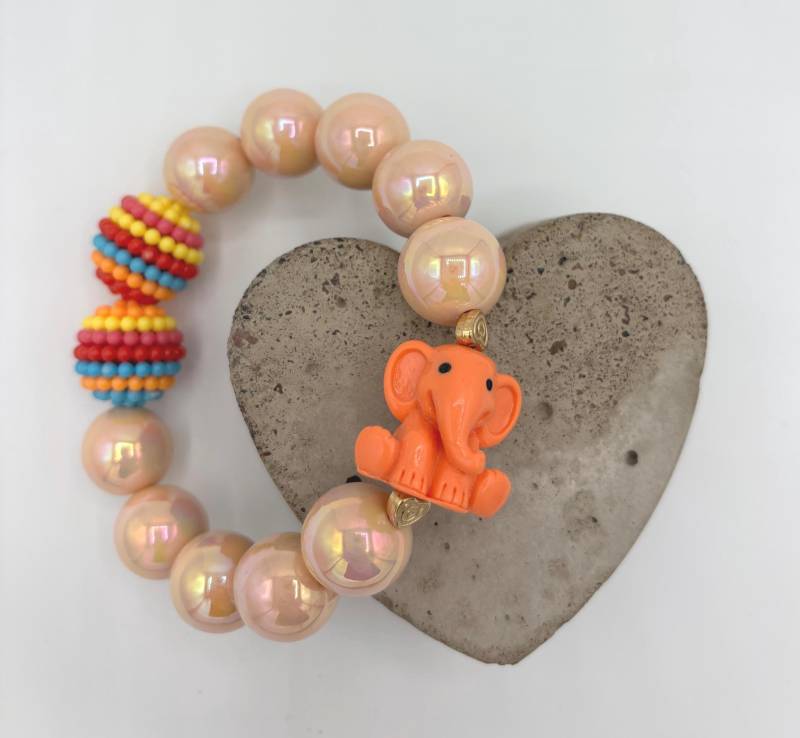 Perlen Armband Mit Xl Und Elefant von SirWoddy