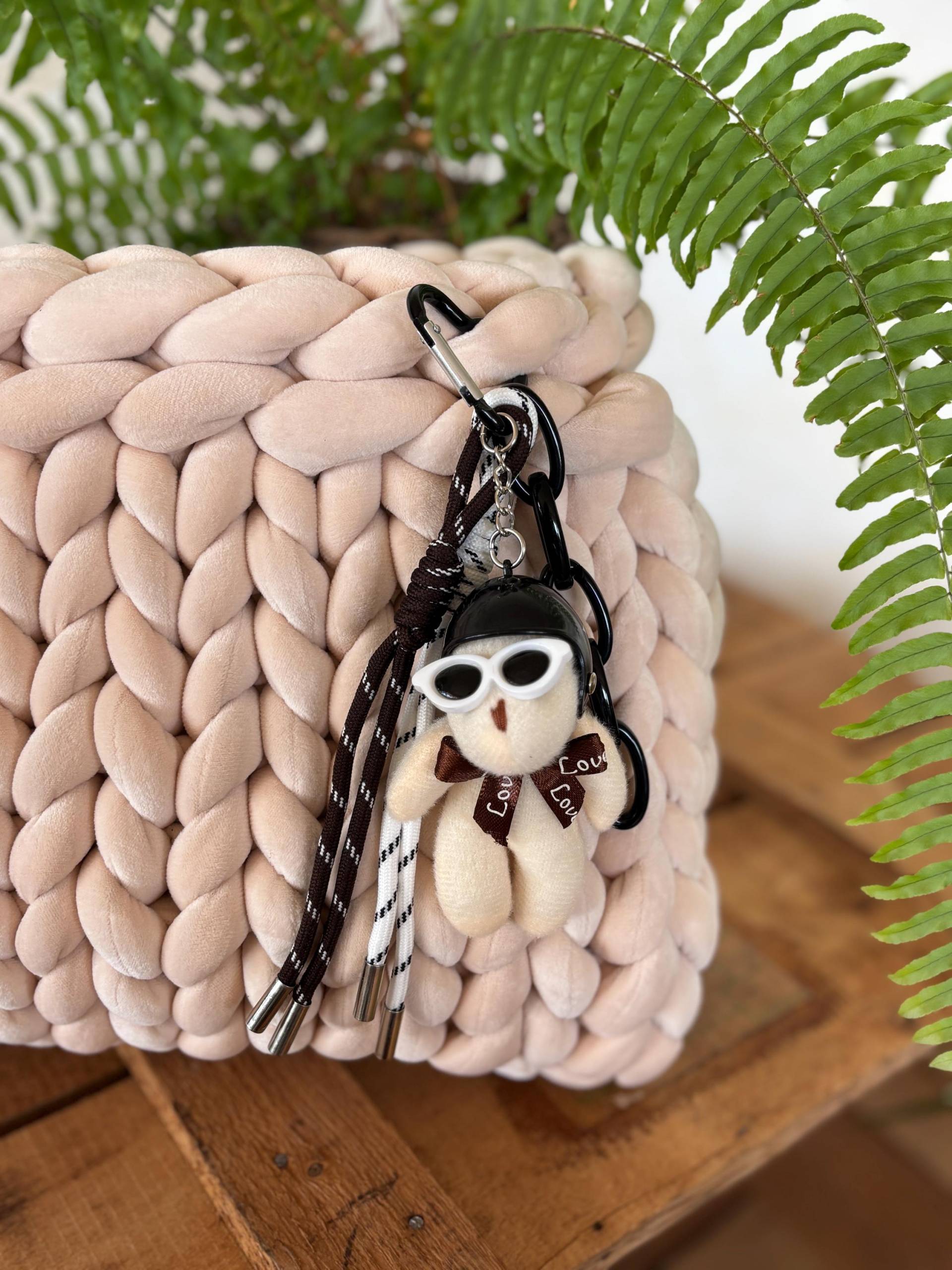 Taschenanhänger Handmade Kawaii Bag Charm Teddy von SirWoddy